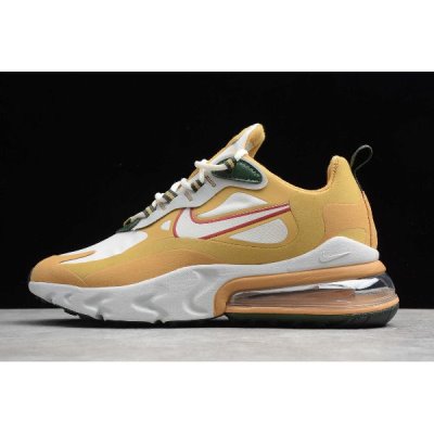 Nike Air Max 270 React Altın / Açık Kahverengi Koşu Ayakkabısı Türkiye - 4GY5SW1Y